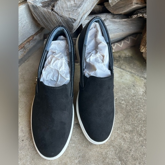 Giani Bernini memory foam comfortable slip on suede & leather shoes Sz-7.5. D - Picture 5 of 11